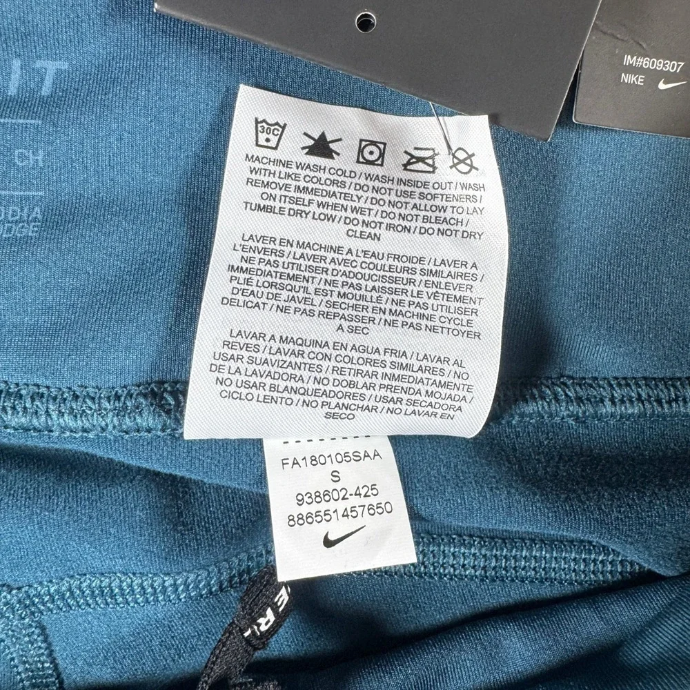 Nike Womens Epic Run Tight FIT Crop Blue Running Leggings 938602-425 Size S